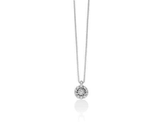 Collana Miluna Donna in Oro bianco CLD4546 - CLD4546